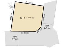 【千葉県/野田市山崎貝塚町】野田市山崎貝塚町／土地 区画図