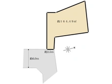 【千葉県/柏市逆井】柏市逆井4丁目／土地 区画図