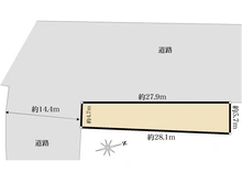 【千葉県/松戸市松戸】松戸市松戸／土地 区画図