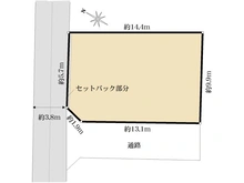 【千葉県/柏市十余二】柏市十余二／土地 区画図