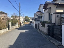 【千葉県/柏市大津ケ丘】柏市大津ヶ丘1丁目／土地 前面道路