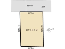 【千葉県/八千代市大和田】八千代市大和田　土地 区画図