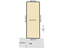 【東京都/江東区大島】江東区大島1丁目　土地 区画図