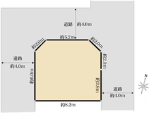 【東京都/豊島区池袋】豊島区池袋三丁目　建築条件付売地 区画図