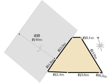 【東京都/豊島区目白】豊島区目白5丁目　土地 区画図