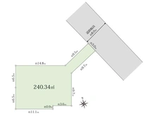 【神奈川県/横須賀市根岸町】神奈川県横須賀市根岸町4丁目　土地 区画図