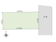 【東京都/世田谷区祖師谷】世田谷区祖師谷5丁目　土地 区画図