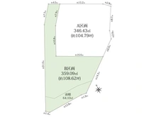 【神奈川県/横浜市中区山手町】横浜市中区山手町　土地　B区画 区画図