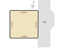 【東京都/町田市成瀬台】町田市成瀬台2丁目　土地 区画図