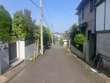 【東京都/町田市東玉川学園】町田市東玉川学園1丁目　土地 前面道路：北東側から