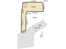 【神奈川県/横浜市南区永田東】横浜市南区永田東2丁目 A区画 土地 区画図