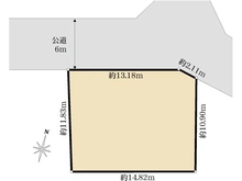 【東京都/町田市成瀬】町田市成瀬2丁目　土地 区画図