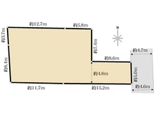 【神奈川県/横浜市南区中里】南区中里1丁目　売地 区画図