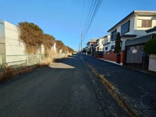 【神奈川県/横浜市栄区桂台南】栄区桂台南2丁目　古家付き売地 前面道路