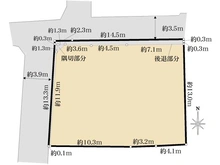 【東京都/練馬区練馬】練馬区練馬一丁目　土地 区画図