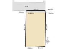 【東京都/練馬区練馬】練馬区練馬一丁目土地　B区画 区画図