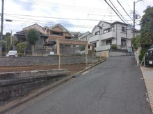 【神奈川県/横浜市神奈川区旭ケ丘】神奈川区旭ヶ丘　売地 現地