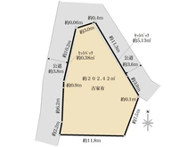 【神奈川県/横浜市神奈川区旭ケ丘】神奈川区旭ヶ丘　売地 区画図