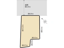 【神奈川県/川崎市中原区苅宿】川崎市中原区苅宿　土地 区画図