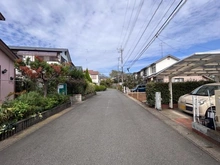 【神奈川県/平塚市真田】平塚市真田4丁目　売地 前面道路