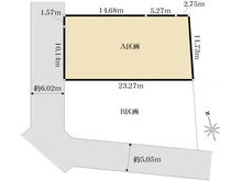 【神奈川県/藤沢市弥勒寺】藤沢市弥勒寺4丁目　A区画 区画図