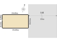 【神奈川県/川崎市多摩区南生田】川崎市多摩区南生田2丁目　土地 区画図