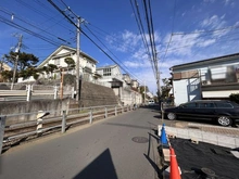 【神奈川県/藤沢市鵠沼藤が谷】藤沢市鵠沼藤が谷2丁目　土地 前面道路