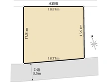 【神奈川県/藤沢市藤沢】藤沢市藤沢2丁目　土地 区画図