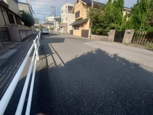 【埼玉県/越谷市東柳田町】埼玉県越谷市東柳田町　建物付き売地 前面道路