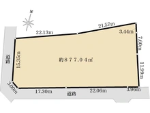 【東京都/練馬区石神井台】練馬区石神井台一丁目　売地 区画図