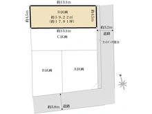 【東京都/新宿区須賀町】新宿区須賀町　D区画 区画図