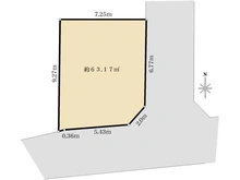 【東京都/渋谷区代々木】渋谷区代々木三丁目　売地 区画図