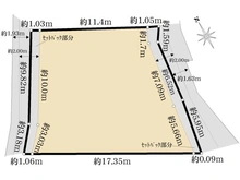 【神奈川県/横浜市磯子区田中】横浜市磯子区田中2丁目　土地 区画図