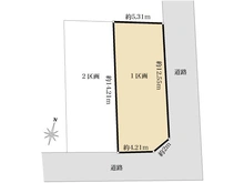 【東京都/足立区伊興】足立区伊興4丁目　1区画 区画図