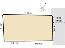 【東京都/渋谷区本町】渋谷区本町五丁目　売地 区画図