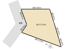 【東京都/新宿区中井】新宿区中井2丁目　土地 区画図
