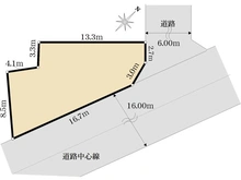 【東京都/日野市東平山】日野市東平山三丁目　売地 区画図