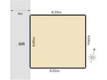 【東京都/練馬区石神井台】練馬区石神井台2丁目　古家付土地 区画図