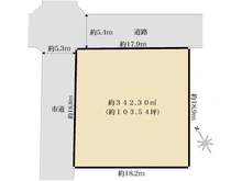【東京都/武蔵野市吉祥寺東町】武蔵野市吉祥寺東町1丁目 売地 区画図