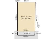 【東京都/西東京市新町】西東京市新町5丁目　売地 区画図