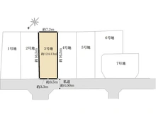 【東京都/西東京市芝久保町】西東京市花小金井芝久保町　売地　3号地 区画図