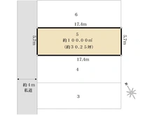 【東京都/杉並区宮前】杉並区宮前2丁目 売地 5区画 区画図