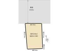 【東京都/昭島市福島町】昭島市福島町1丁目　売地 区画図