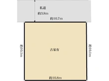 【東京都/三鷹市井の頭】三鷹市井の頭2丁目　土地 区画図