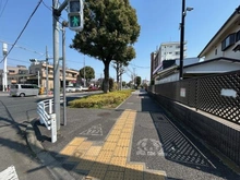 【東京都/三鷹市新川】三鷹市新川二丁目　売地 前面道路：北西側：道路幅員30ｍ（通称　東八道路）
