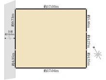 【東京都/多摩市貝取】多摩市貝取1丁目　土地 区画図