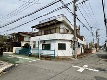 【東京都/三鷹市中原】三鷹市中原三丁目　土地（古屋付） 現地（古家あり）：南東側から撮影