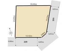 【東京都/三鷹市中原】三鷹市中原三丁目　土地（古屋付） 区画図