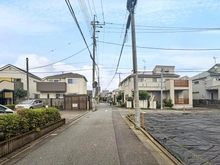 【東京都/調布市布田】調布市布田五丁目土地　A区画 前面道路：西側、幅員4m、公道