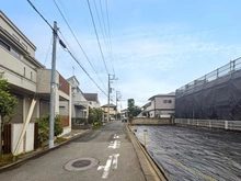 【東京都/調布市布田】調布市布田五丁目土地　A区画 前面道路：北側、幅員5m、公道